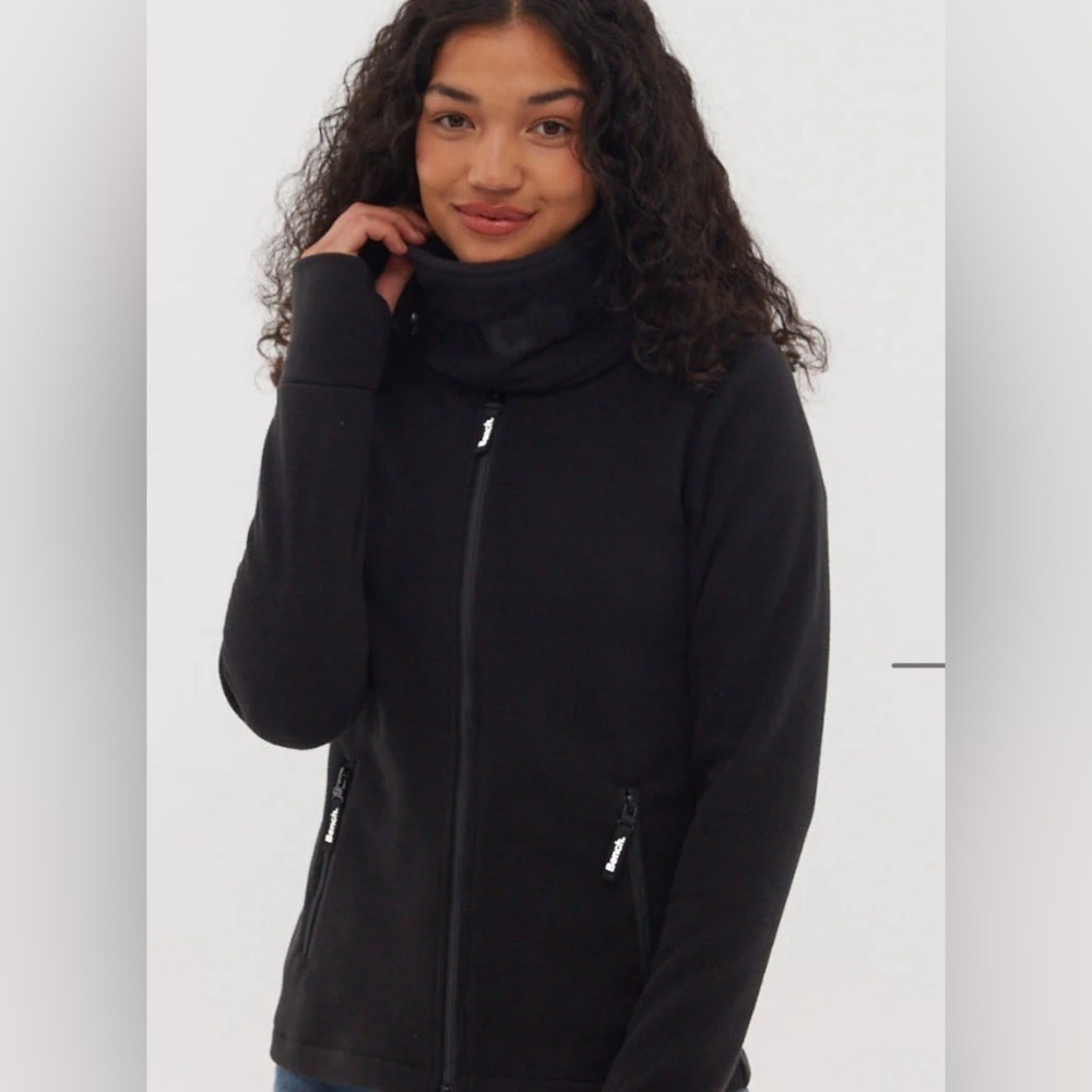 Bench Funnel Microfleece Zip-Up Wrap Neck jacket